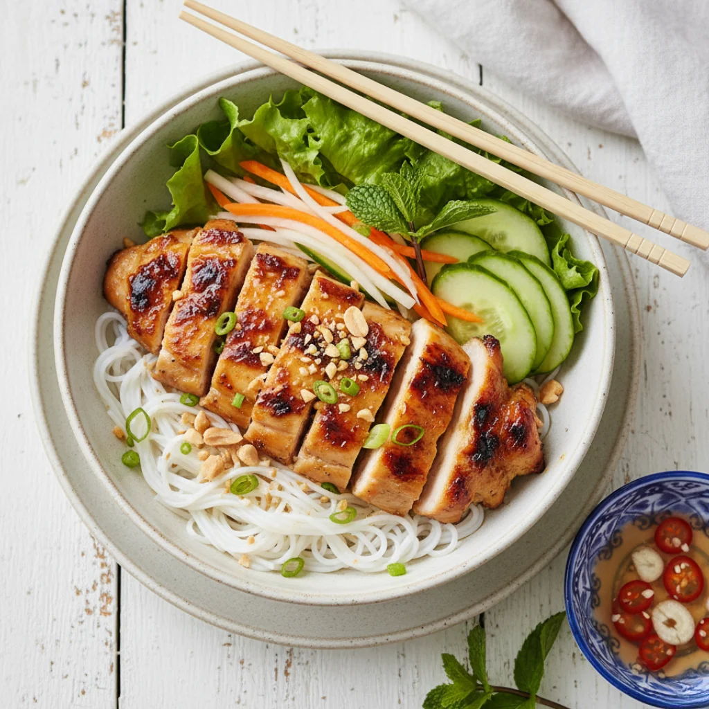Bún Gà Nướng