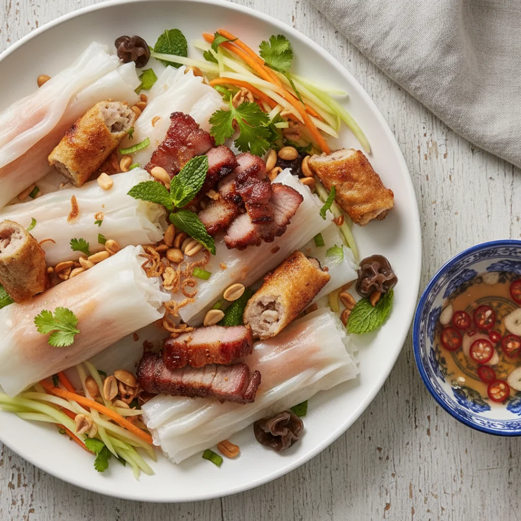 Bánh ướt Thịt Nướng / Thanh Trì / Đặc Biệt